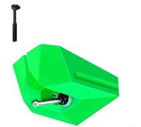 Replacement Stylus For Audio-Technica AT-VMN95E, Compatible With VM95 Series Cartridges & AT-LP120X-USB Turntable, Elliptical Needle With ABS Shell/Aluminum Cantilever, Includes Cleaning Brush(Green)