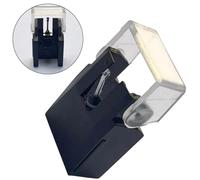 Replacement Stylus for Audio-Technica ATN120E / ATN130E, Compatible with AT-120E Cartridges, Black Vinyl Record Needle with Enhanced Tracking and for DURABLE Construction, Easy Tool-Free Installation