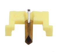 Replacement Stylus for Shure M70B N70B N72B Turntable Needle - Elliptical Tip Vinyl Record Player Part - Compatible with Astatic EVG Pfanstiehl Cartridges - Yellow Green Plastic Design(Yellow)