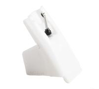 Replacement Stylus Needle ATN85EP for Audio-Technica AT85EP AT301EP AT311EP Elliptical Tip Carbon Steel Record Player Needle with ABS Shell White Easy Installation Enhanced Sound for Turntable