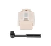 Replacement Stylus, Oval Tip Turntable Replacement Stylus Needles Carbon Fiber Needle Bar with Brush Storage Box for AT LP60X AT3600L AT3601 AT3651