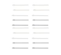 Replacement Stylus Tips, Easy Installation Stylus Tips, 4 Sets Wear-Resistant with Card Removal Needle for Mobile Phone (White and Grey)
