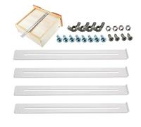 Replacement Support Bracket - Metals Hardware, Sagging Drawer Bottom Fix, Furniture Structural Guard | Chipboard Cabinet Repair, Home Kitchen Renovation, Dresser Maintenance, Wood Shelf Support
