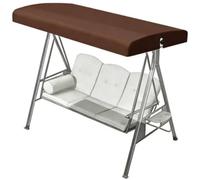 Replacement Swing Canopy Top Cover for 2/3 Seater Hammock Oxford Cloth Waterproof Multicolor Various Sizes (Coffee 62 x 46 in / 158 x 118 cm)