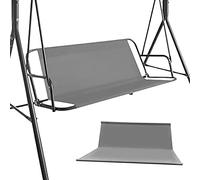 Replacement Swing Seat Cover, Oxford Fabric Waterproof Yard Swing Chair Cover Fit for Outdoor 2 and 3 Seater Swing Chair Grey 45x19x19 Inch