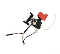 Replacement Switch 343412370, for PowerMaxx BS 10.8V and BS 12V Cordless Drill, Handheld Drill On Off Button Part, Metal Plastic Repair Accessory