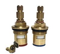 Replacement Tap Cartridge Ceramic Valve Pair 28 Teeth x 52mm Height Compatible with SMR San Marco 3602R / (3419R)