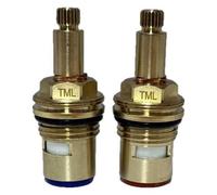 Replacement Tap Cartridge Pair Compatible with VS02-C20 Long BS5412 XZ 20 1/2" x 58mm Length Valve