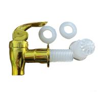 Replacement Tap For Beverage Dispenser Drinking Machine With Electroplated Finish For Hot And Cold Water Juice Tea Beer Silver Color(gold)