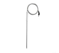 Replacement Temperature Probe Compatible With For Thermopro Tp-17 Tp27, 304 Stainless Steel Food Sensor, 20.5cm Cable(3 hole clip)