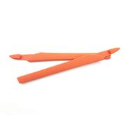 Replacement Temple Arm Leg Ear Socks for Oakley Crosslink Eye Glass Frame OX8118 OX8027 OX8029 OX8030 OX8031 OX8033 OX3149 OX3128 OX3150 NicelyFit (Orange)