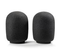 Replacement Thicken RK345B SM7dB Microphone Windscreen for Shure SM7dB Dynamic Vocal Microphone w/Built-in Preamp for Streaming, Podcast, & Recording, Black, 2 Pack