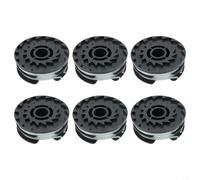 Replacement Thread Spools, for Parkside Cordless Grass Trimmer-PRTA 20-Li A1/B2/C3 PRT 300/550 A1 Lawn-Strimmer Line 1.6mm Nylon Auto Feed 2x4m(6 PACK)