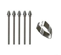 Replacement Tips 5PCS For Samsung For Galaxy Tab S11 S11 Ultra Pen, Metal Stylus Nibs Silver, Precision Drawing Writing Tool Kit