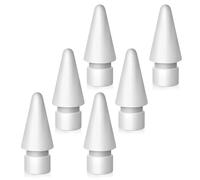 Replacement Tips Compatible with Apple Pencil 1st/2nd Gen, Pencil Nibs for iPad Pro Pencil 2/1 Gen (6-Pack)