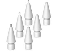 Replacement Tips Compatible with Apple Pencil 1st/2nd Gen, Pencil Nibs for iPad Pro Pencil 2/1 Gen (6-Pack (Mixed))