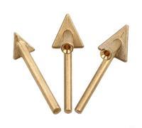 Replacement Tips for 80 Watt Plastic Welding Iron - 16mm and 20mm Fast Heating Steel Tips for TPO, TEE, PP Auto Bumper Repair, Gold Finish