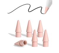 Replacement Tips for Apple Pencil 1st & 2nd Generation, Exact Match to Apple Pen Nibs, 6 Pack
