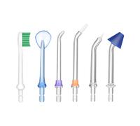 Replacement Tips for Puur Smile Water Flosser - 6x Water Dental Flosser Tip | Oral Irrigator Jet Tip | Advanced Dental Care for a Healthier Mouth, Gum, and Teeth | Water Flosser Head