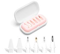Replacement Tips Set of 6 Compatible with Apple Pencil 1st/2nd Generation & USB-C, Replaceable Pen Tips for Writing, Drawing and Notes on Tablets, Suitable for Screen Protectors