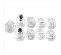 Replacement Tips Vortex Beauty Tips Hydro Dermabrasion Tips for Water Peel Aqua Peel Part Plastic 9 Pcs for Elitzia ETLB245 Or ET89 ETLB248 Beauty Machine