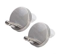 Replacement Toilet Lid Hinge Screws 2 Pack Stainless Steel Fixing Bolts for Standard Toilet Lids with Top Fixed Hinges and 8mm Pin Diameter (B 45MM)