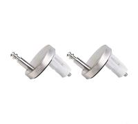 Replacement Toilet Lid Hinge Screws 2 Pack Stainless Steel Fixing Bolts for Standard Toilet Lids with Top Fixed Hinges and 8mm Pin Diameter (B 55MM)