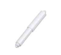 Replacement Toilet Paper Roll Spindle Holder Set 3PCS Spring Loaded Plastic Inserts Adjustable Length for Bathroom Use (White 1PCS)