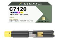 Replacement Toner Cartridge Compatible C7120 006R01827 for Xerox Printer Versalink C7120 C7125 C7130 (1, Yellow)
