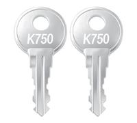 Replacement Toolbox Keys for Weather Guard Truck Tool Box,K750 Pre-Cut Tool Chests Keys for Weather Guard Cabinet Lock,2 pcs