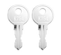 Replacement Toolbox Keys for Weather Guard Truck Tool Box,K754 Pre-Cut Tool Chests Keys for Weather Guard Cabinet Lock,2 pcs