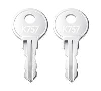 Replacement Toolbox Keys for Weather Guard Truck Tool Box,K757 Pre-Cut Tool Chests Keys for Weather Guard Cabinet Lock,2 pcs