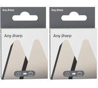 Replacement Tools for AnySharp World's Best Knife Sharpener with PowerGrip (Pack of 2)