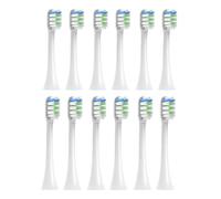 Replacement Toothbrush Head, Compatible for SOOCAS V1/X1/X3/X5/X3U/X3PRO/v1/v2 Sonic Electric Toothbrush(White 12PCS)