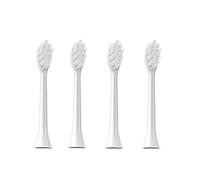 Replacement Toothbrush Head,Compatible for SUBORT S6 Wave Electric(4 White Brush Head)