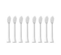 Replacement Toothbrush Head,Compatible for SUBORT S6 Wave Electric(8 White Brush Head)