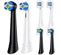 Replacement Toothbrush Head Compatible with iO Ultimate Clean Series, Toothbrush Head Compatible with Oral B iO 2-10 Series Electric Toothbrush, Deep Clean Round Design with Toothbrush Cover - 6 Pack