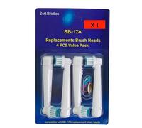 Replacement Toothbrush Head Set Compatible with Oral B Braun 4/8/12/16 Pieces (1)