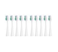 Replacement Toothbrush Heads，Compatible for AquaSonic Waterpik Sonic Electric Brush Refills(10 White)