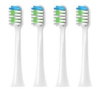 Replacement Toothbrush Heads,Compatible for Nandme NX6000-W12 Sonic Soft Bristles Nozzles,4/8/16PCS(4PCS White)