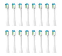 Replacement Toothbrush Heads, Compatible for Nandme Nx8000 Electric Toothbrush Soft Bristle Tooth Brush Head,4/8/16PCS(16pcs White)