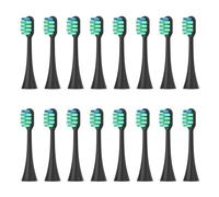 Replacement Toothbrush Heads,Compatible for Panasonic Doltz EW-DC01/DC12/PDL54/PDP51/EW1031/DE92/WEW0980/DL40/DL75/DL82 Electric(16pcs Black)