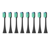 Replacement Toothbrush Heads,Compatible for Panasonic Doltz EW-DC01/DC12/PDL54/PDP51/EW1031/DE92/WEW0980/DL40/DL75/DL82 Electric(8pcs Black)