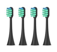 Replacement Toothbrush Heads,Compatible for Panasonic Doltz EW-DC01/DC12/PDL54/PDP51/EW1031/DE92/WEW0980/DL40/DL75/DL82 Electric(4pcs Black)