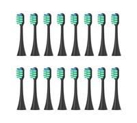 Replacement Toothbrush Heads,Compatible for Panasonic Doltz EW-DC01/DC12/PDL54/PDP51/EW1031/DE92/WEW0980/DL40/DL75/DL82(16pcs Black)