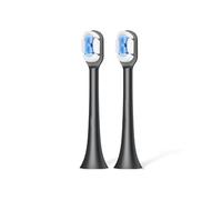 Replacement Toothbrush Heads，Compatible for SOOCAS X3U/X3pro/D2/D3S/D5 Brush Head Nozzle Jets(2 Soft Black)