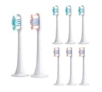 Replacement Toothbrush Heads Compatible for T300/T500/T700/MES601/MES602/MES604/DDYS01SKS Care Electric Brush(8pcs)