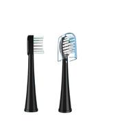 Replacement Toothbrush Heads ，Compatible for Water-Pik ，Sonic-Fusion 2.0 (2-in-1 Washing Function) SF01/02/03/04(Black)