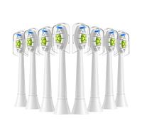 Replacement Toothbrush Heads Compatible with Electric toothbrushes, Suitable for Other Detachable Handle Models(8pcs White)