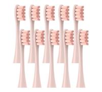 Replacement Toothbrush Heads, Compatible with Oclean, X Pro | Elite, Flow, F1, Air 2, Z1, One, SE, Sonic electric toothbrush, vacuum packed, 10 pcs, PP, adults(10 pink)